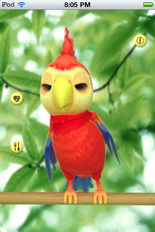 Talking Polly the Parrot FREE screenshot 2