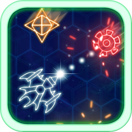 Neon Alien Battle Alert icon