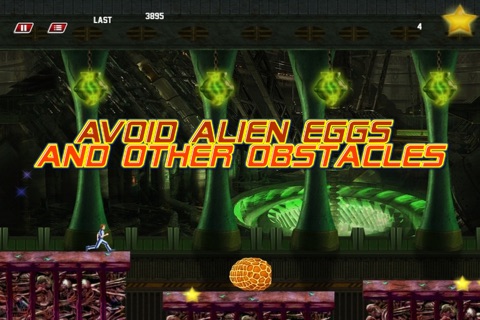 Alien Run - Extreme Outer Space Saga Running Game screenshot 2