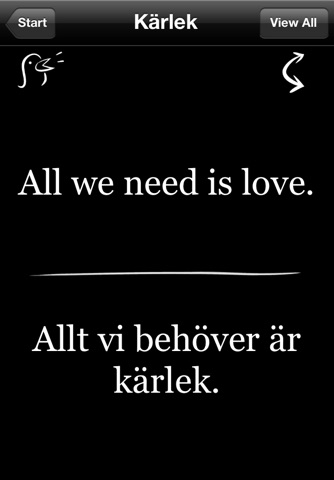 GoSwedish [Love Edition] Learn to Say lovely things in Swedish screenshot 3