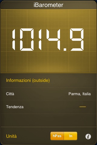 a Barometer for iPhone & iTouch screenshot 2