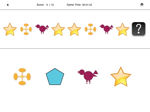 A 2nd Grade Pattern Recognition Game - for iPad screenshot 3