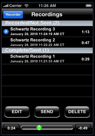 Schwartz Recorder screenshot 3