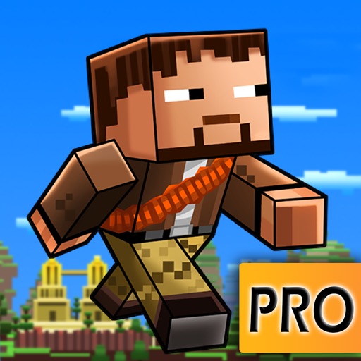 Super Pixel Pistol Hero vs. Monsters - A Block World Survival Game PRO Icon