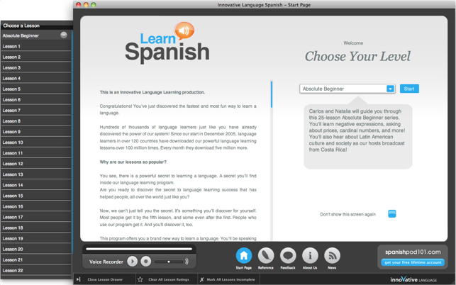 Learn Spanish - Absolute Beginner (Lessons 1-25)(圖1)-速報App