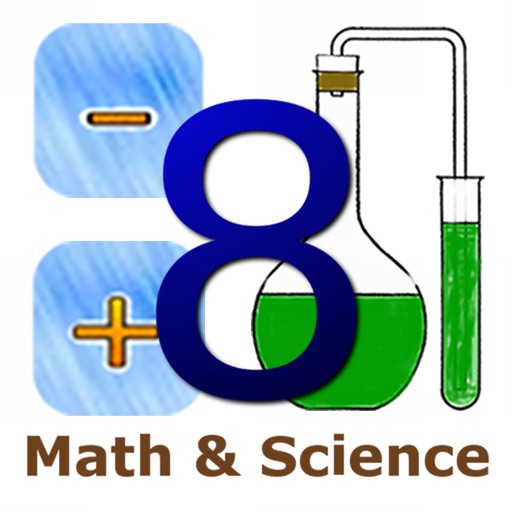 Grade 8 Math & Science Icon