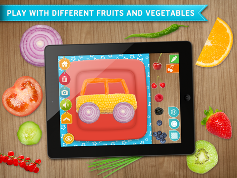 Cute Food - Creative Fun with Fruits and Vegetables, Healthy and Funny Meals for Kids screenshot 3