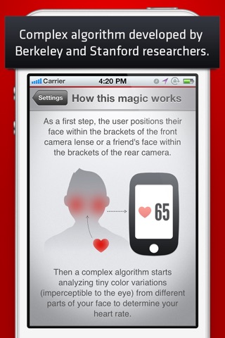 Cardio Buddy - Touchless Camera Heart Rate Monitor by Azumio screenshot 4