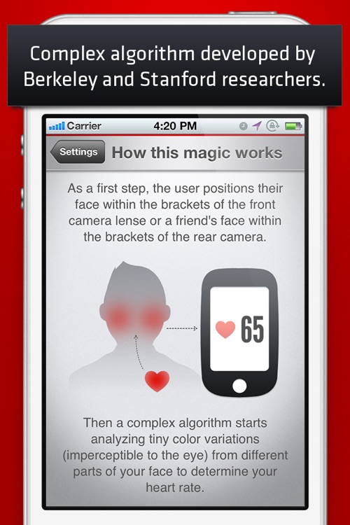 Cardio Buddy - Touchless Camera Heart Rate Monitor by Azumio screenshot-3