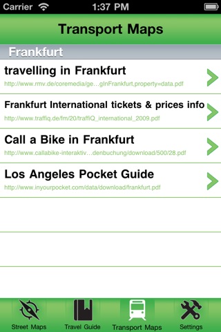 Frankfurt Offline Street Map screenshot 3