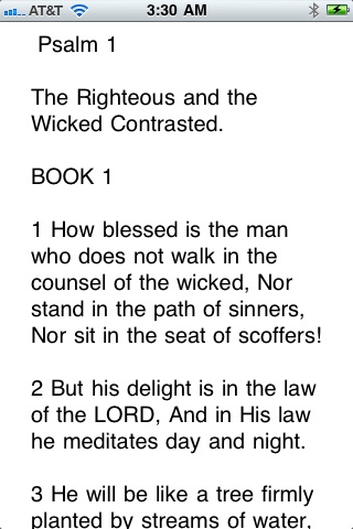 Daily Psalms screenshot 3