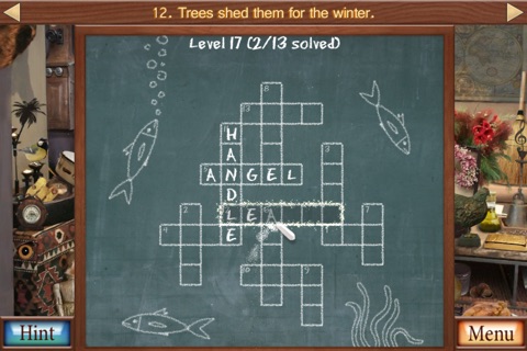 Hidden Object Crosswords for iPhone screenshot 2