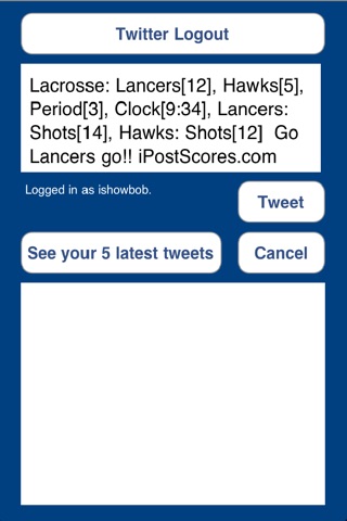 Lacrosse Scoreboard screenshot 4