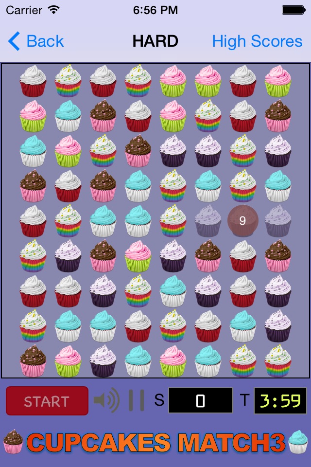 Cupcakes Match 3 screenshot 3