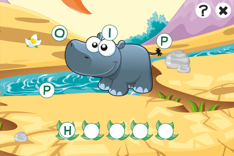 ABC savannah learning games for children: Word spelling with safari animals for kindergarten and pre-school screenshot 4