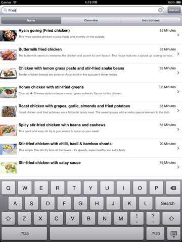 Chicken Recipes for iPad screenshot 2