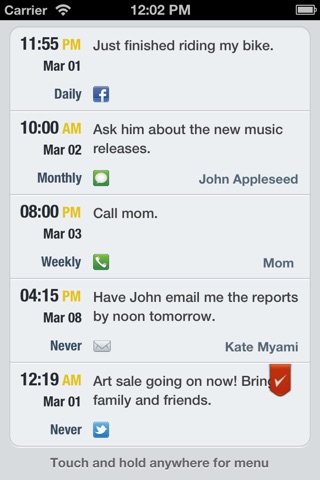 Remindsy - Social reminders screenshot 2