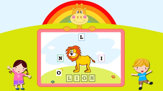 First Words Animals - Kids Preschool Spelling & Learning Gam(圖3)-速報App