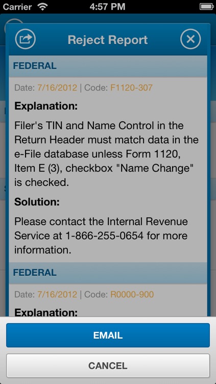 e-file Status screenshot-3