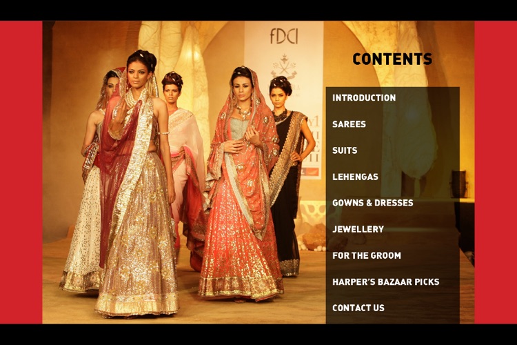 INDIAN BRIDE Look Book 2012