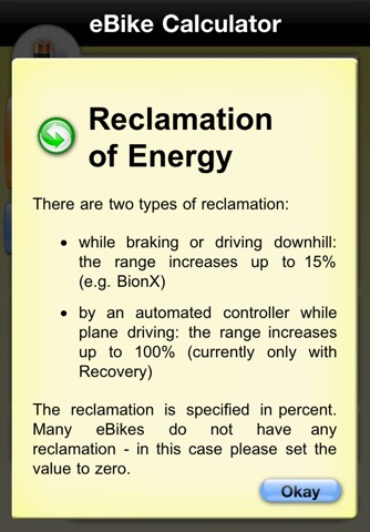 eBike Calculator - how far will this electric bicycle take me? screenshot 3