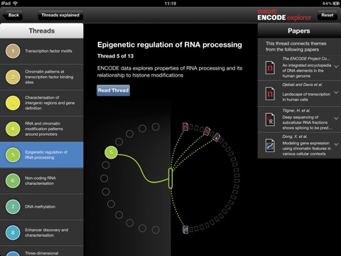 Nature ENCODE screenshot 3