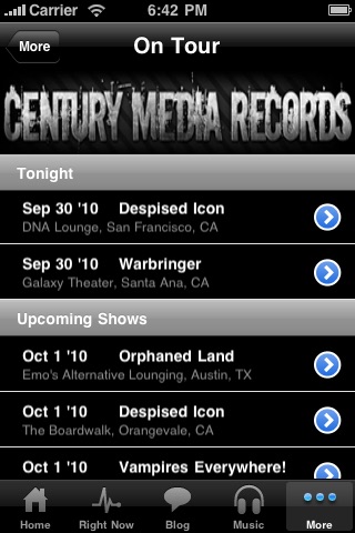 Century Media Records screenshot 3