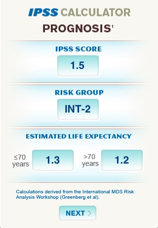 IPSS Calculator International screenshot 3