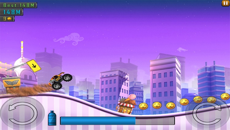 4X4 Monster Truck ( 2D Racing Stunts Game ) screenshot-3