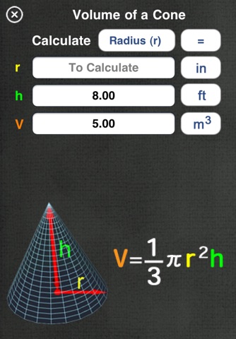 Geometry: Volume of Solids (Video & Calculator) screenshot 4