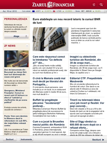 Ziarul Financiar HD screenshot 2