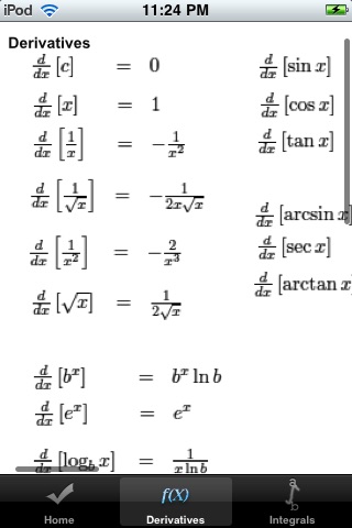 Calculus cheat sheet screenshot-3