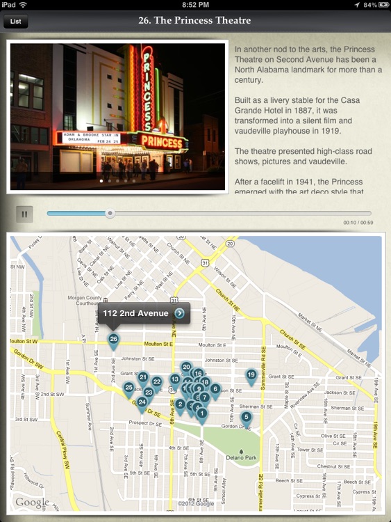 Albany Historic Walking Tour for iPad - City of Decatur, AL