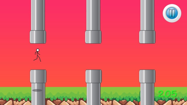 Flappy Stickman Obstacle Course(圖1)-速報App