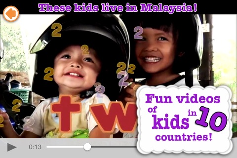 Counting Around the World - numbers, games, videos, pictures, puzzles and music.  Preschooler's learn to count and play with REAL KIDS and families around the world! screenshot 3