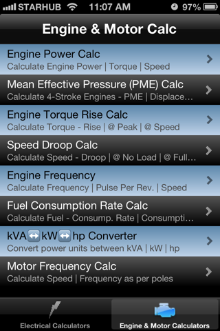 Genset Engineering Calc Lite screenshot 3