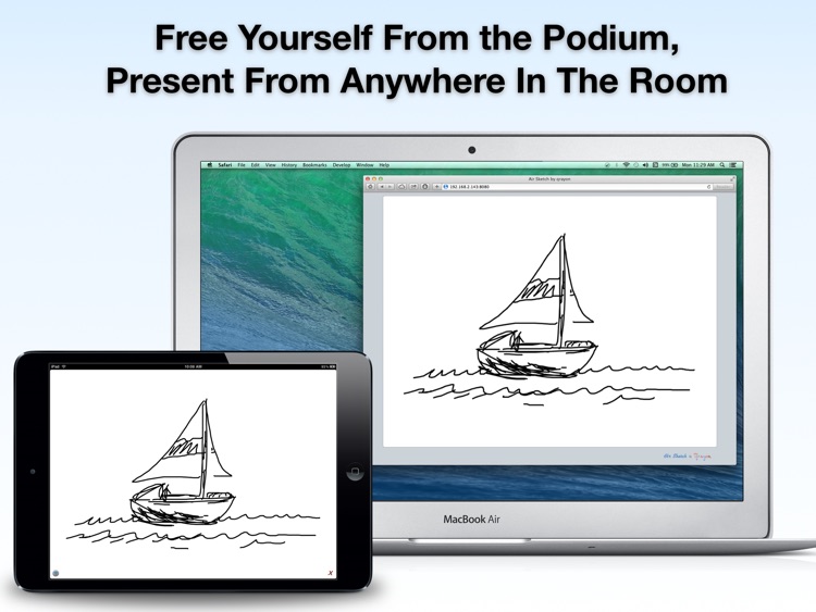 Air Sketch Free: Wireless Smart Whiteboard for Classrooms, Presentations, Meetings, and Collaboration screenshot-3