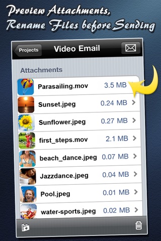 Video Email (+ Photos) : Videos & Multiple Photo Sharing through Email screenshot 4