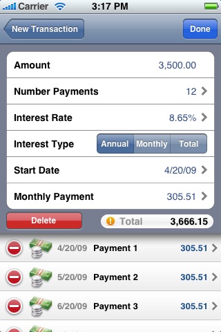Credit Card Expense M... screenshot1