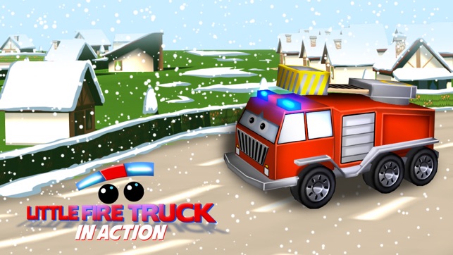 Little Fire Truck in Action - Driving Game With Cartoon Grap(圖2)-速報App