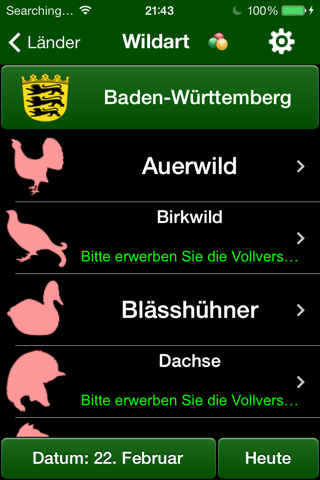 Jagdzeiten.de App Free screenshot 3