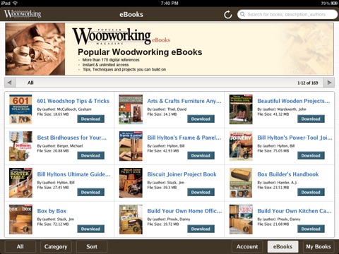 Popular Woodworking eBooks screenshot 2