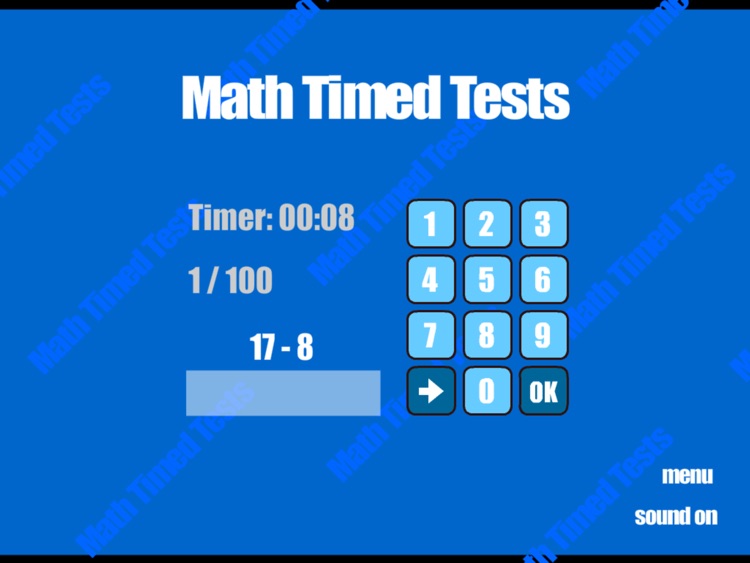 Math Timed Tests screenshot-4