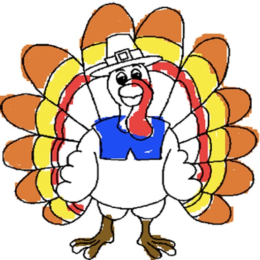 Kids Fingerpainting - Thanksgiving HD Free icon