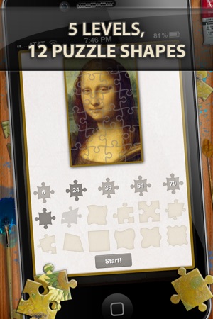 達芬奇拼圖。經典藝術系列 Leonardo da Vinci Jigsaw Puzzles. Classic ART s(圖2)-速報App