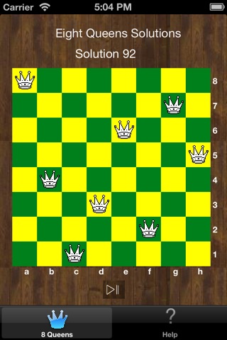 Eight Queens Puzzle and Solutions screenshot 3