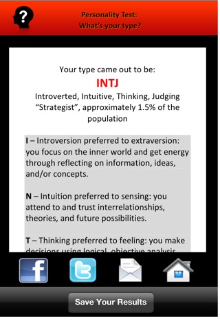 Personality Test - What is your type? screenshot 2