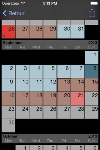 Fertility Cycle - Period and Ovulation Calendar screenshot 2