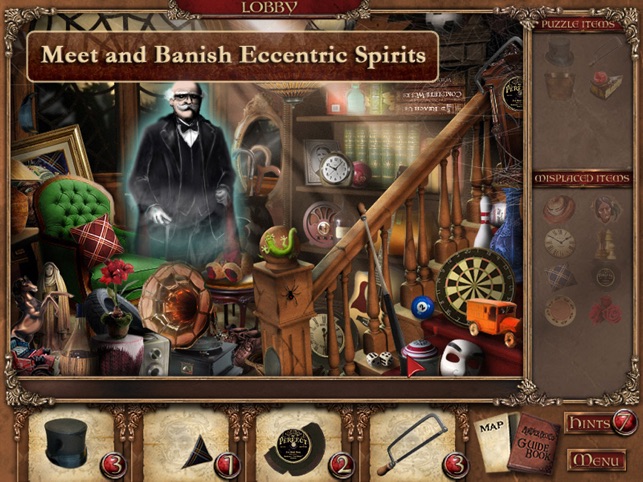 Mortimer Beckett and the Secrets of Spooky Manor for iPad LI(圖4)-速報App