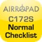 Airropad Checklist C172S is a simple assistance tool for pilots on this type of aircraft (Cessna 172S)